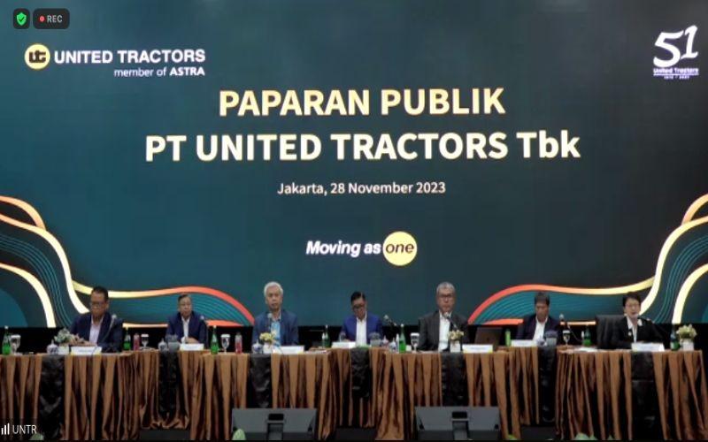 United Tractors (UNTR) Bakal Uji Coba Ekskavator Listrik di Sejumlah Lokasi
