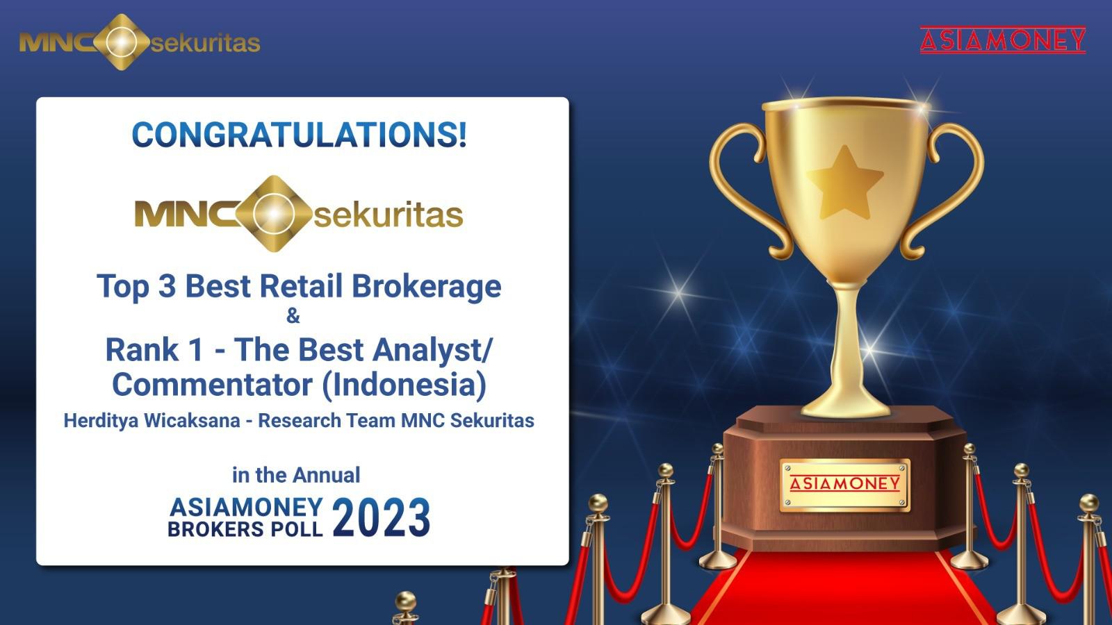 Sabet Penghargaan Internasional, MNC Sekuritas Borong Dua Kategori di Asiamoney Brokers Poll 2023