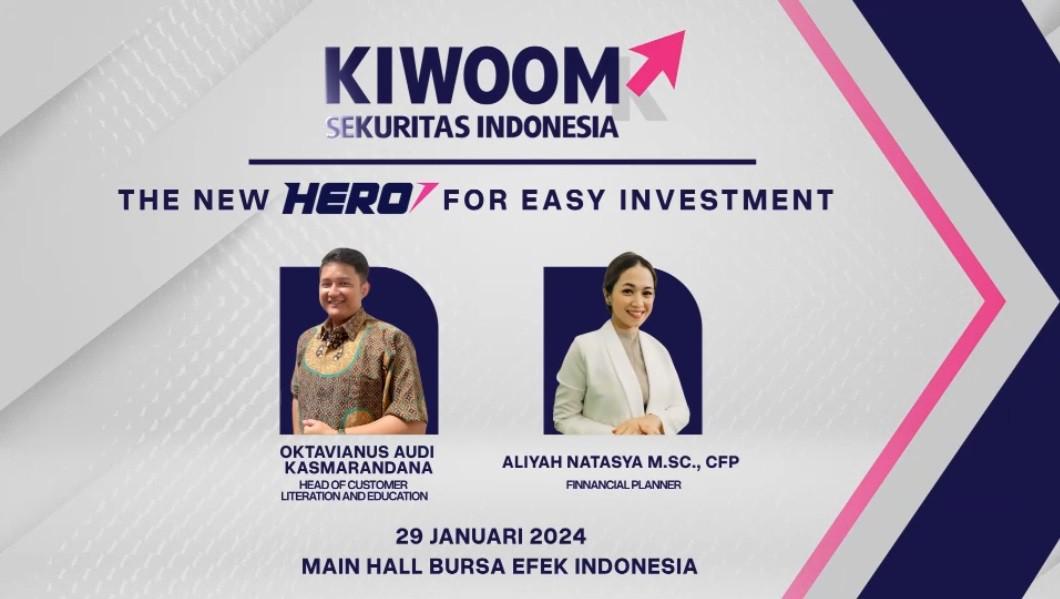 Kiwoom Sekuritas Luncurkan Versi Terbaru Aplikasi HERO 'The New HERO for Easy Invesment'