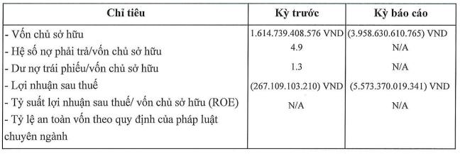 Doanh nghiệp bất động sản liên quan tới Saigon Glory báo lỗ gần 5.600 tỷ đồng, vốn chủ sở hữu âm gần 4.000 tỷ