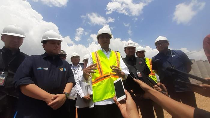Ditemani Erick Thohir & Basuki, Jokowi Cek Proyek Smelter di Mempawah