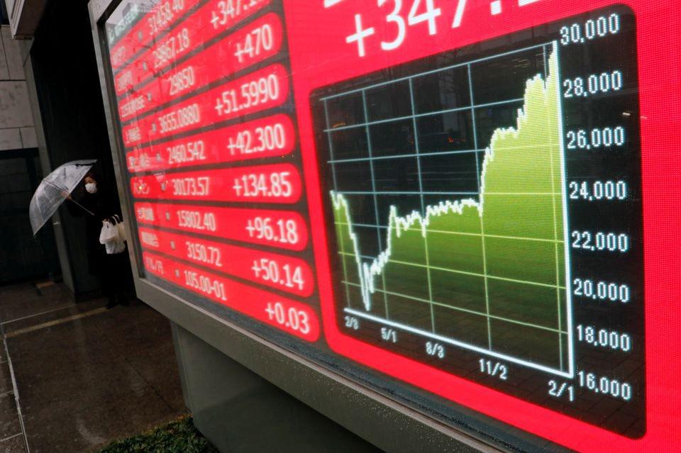 Bursa Asia: Indeks China Turun, Nikkei 225 Jepang Catatkan Rekor Baru