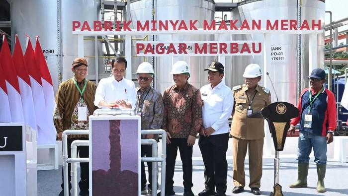 Pabrik Minyak Makan Merah yang Diresmikan Jokowi Bisa Produksi 7 Ton/Hari