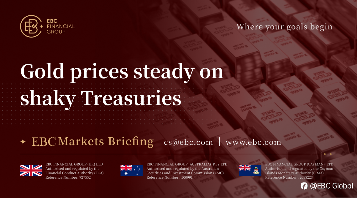 EBC Markets Briefing | Gold prices steady on shaky Treasuries