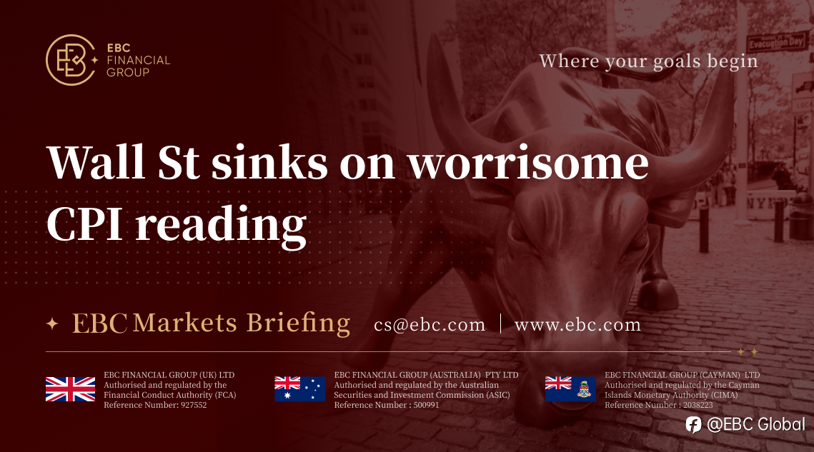 EBC Markets Briefing | Wall St sinks on worrisome CPI reading