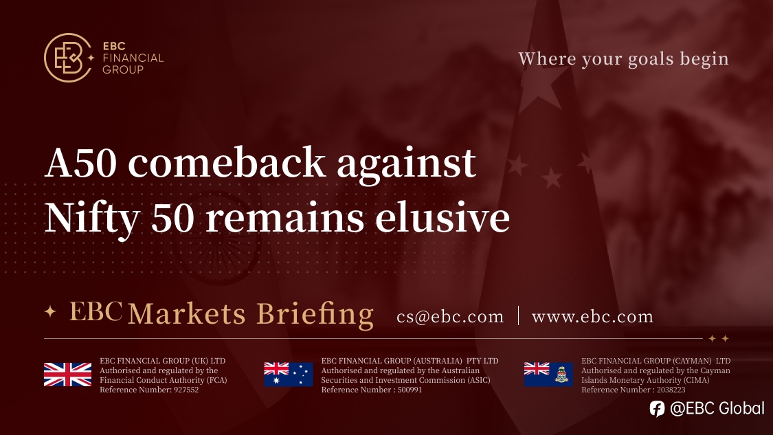 EBC Markets Briefing | A50 comeback against Nifty 50 remains elusive