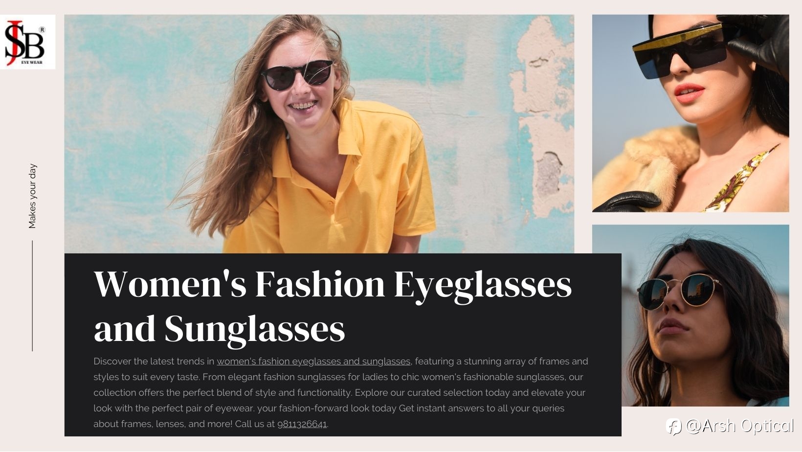 Explore Women’s Fashion Eyeglasses: Trendy Frames & Sunglasses