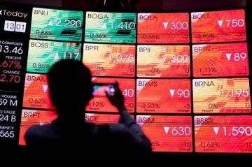 IHSG Gagal Bertahan di 7.900, Rupiah Perkasa Rp15.098 per USD